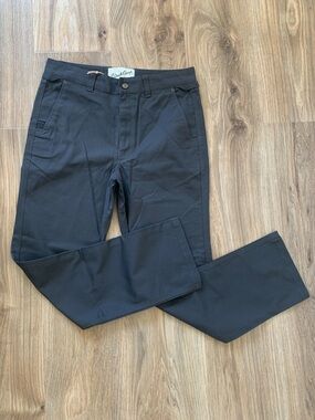NEW Duck Camp Brush Pants Cordura Mens 32R 32x30 Raven Gray Canvas Pants Hunting